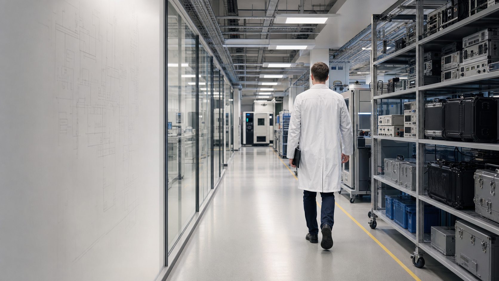 Test and measurement lab where gateways are put through environmental and protocol testing